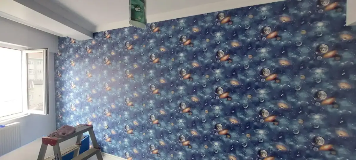 Non-woven (Fleece) Duvar Kağıdı — Duvar Dükkanı uygulaması